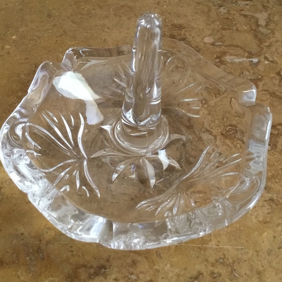 Waterford Jewelry Crystal Swans Swan Heart Ring Holder Poshmark